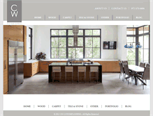 Tablet Screenshot of cwcustomflooring.com